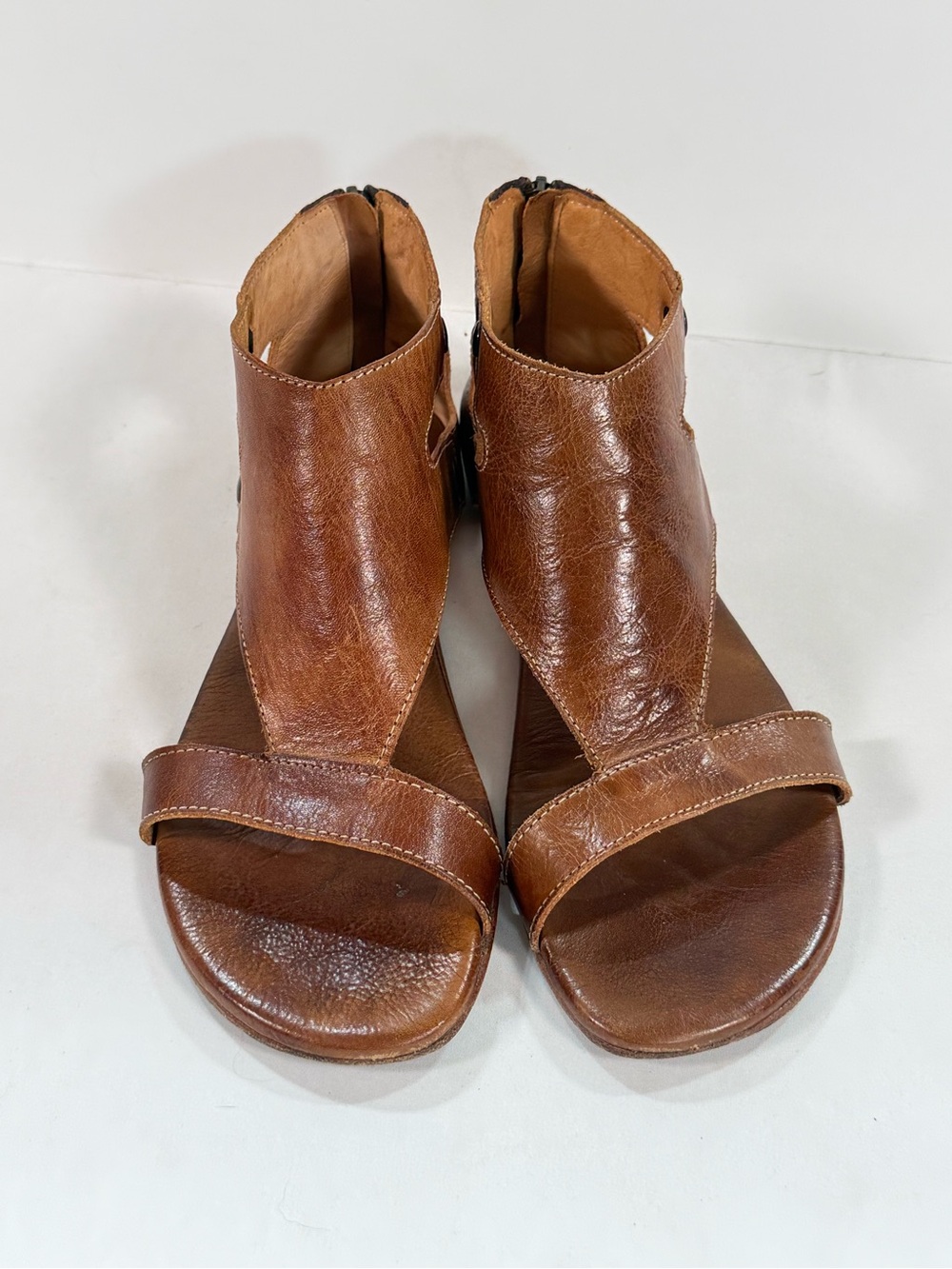 BEDSTU Brown Leather SOTO Open-Toe Sandals size 10 - Picture 3 of 8